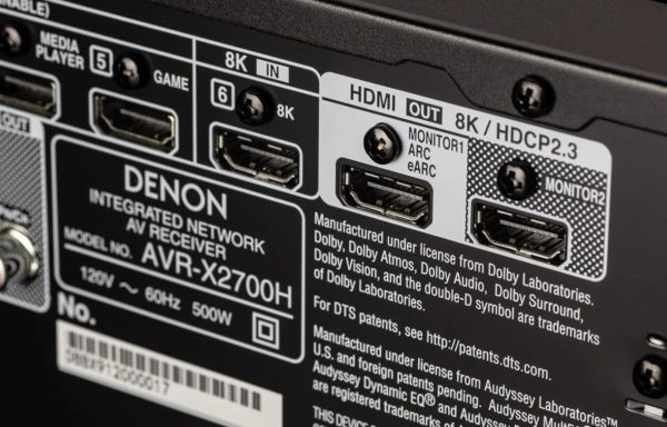 AVR-X2700H (2020 Model) 7.2ch 8K AV Receiver with 3D Audio, Voice Control and HEOS Built-in® - Image 3