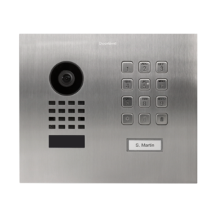 DoorBird IP Video Door Station D1101KH Modern, flush-mount, stainless steel V2A, brushed, flush-mounting